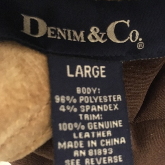 Moleskin Vest With Suede Collar - NWT - Picture 7 of 7